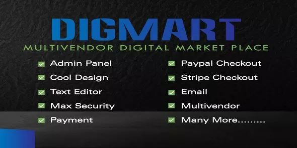 DigMart v3.8.0 - Multivendor Digital MarketPlace PHP