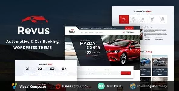 Revus v2.1.2 - Automotive & Car Rental WordPress Theme