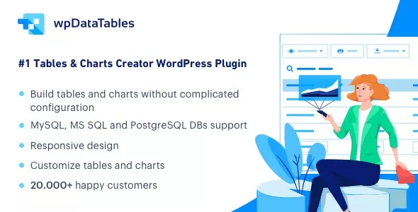 wpDataTables v6.3.1 - Tables and Charts Manager for WordPress