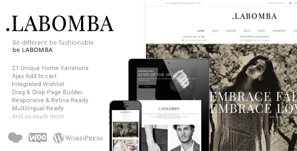 Labomba v3.5 - Responsive Multipurpose WordPress Theme
