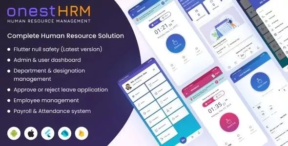 Onest HRM Human Resource Management System App and Website v1.0.22