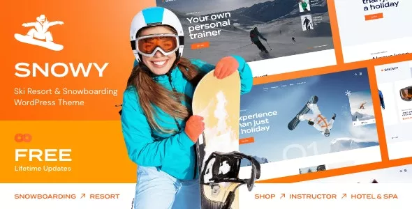 Snowy v1.1.0 - Ski Resort & Snowboarding WordPress Theme