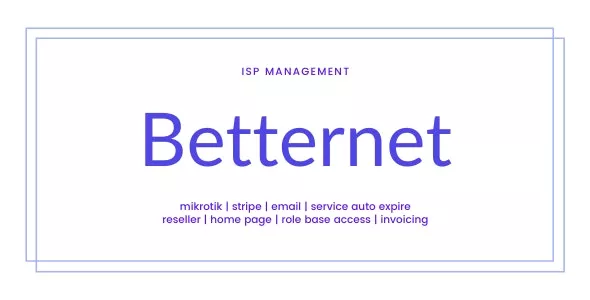 Betternet ISP Management Solution v3.1