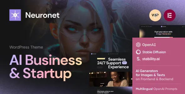 Neuronet v1.5 - AI Business & Startup WordPress Theme