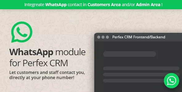 WhatsApp Module for Perfex CRM