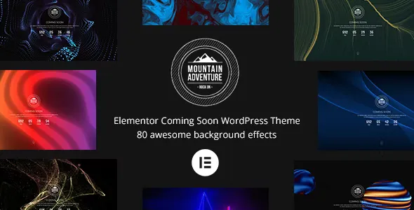 Mountain v5.0.0 - Elementor Coming Soon WordPress Theme