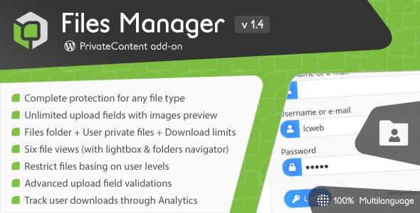 PrivateContent - Files Manager Add-on v1.9.8