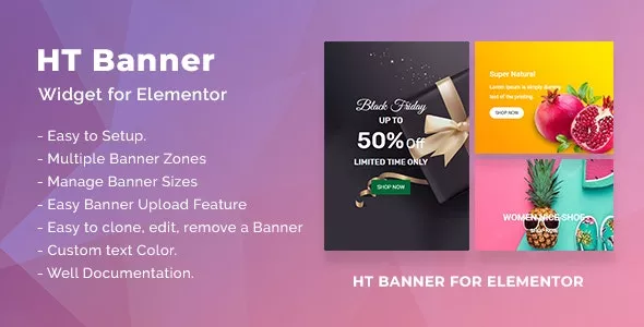 HT Banner for Elementor v1.0.5