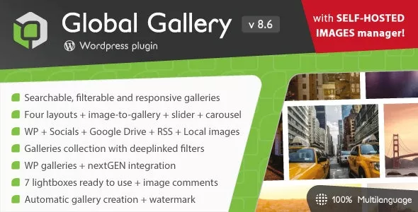 Global Gallery v8.7.4 - Wordpress Responsive Gallery