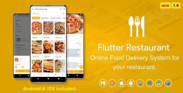 Flutter Restaurant v1.9 - Online Food Delivery System For iOS and Android