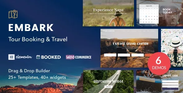Embark v1.4.1 - Tour Booking & Travel WordPress Theme