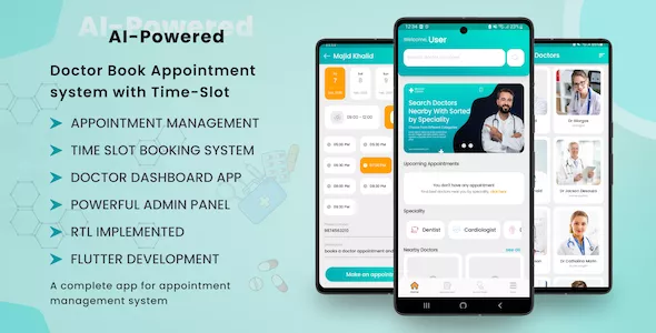 Doctor Finder - Appointment Booking With Time-slot App