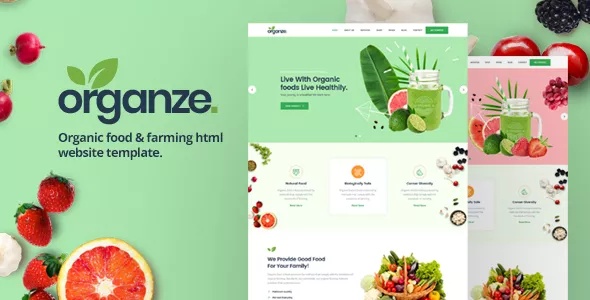 OrganZe - Organic Food & Farming HTML Template