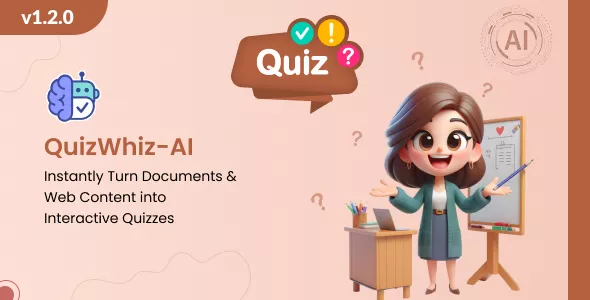 Quiz Generator - AI Powered Questions & Answers Generator - Built With Laravel