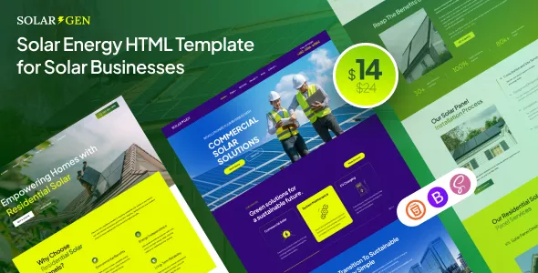 Solargen - Solar Energy HTML5 Template
