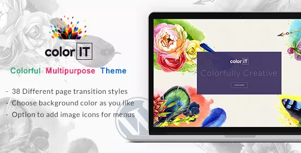 Color Folio - Freelance Designer WordPress Theme