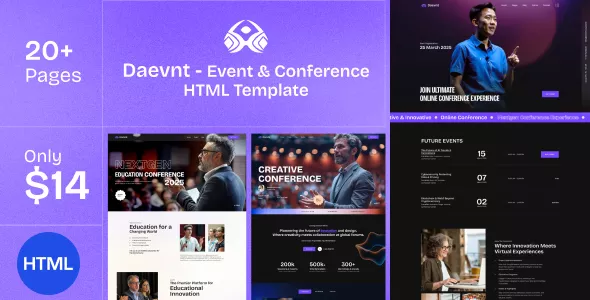 Daevnt - Event and Conference HTML Template