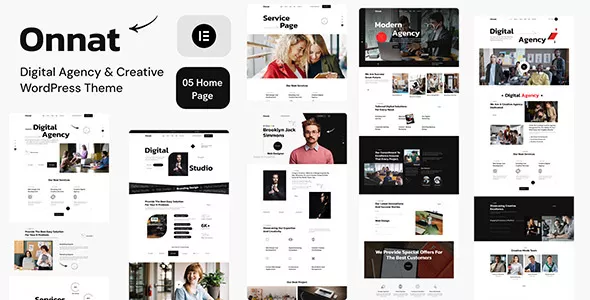 Onnat - Digital Agency & Creative WordPress Theme