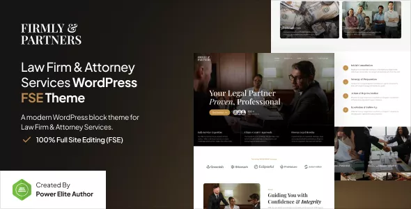 Firmly - Lawyer & Attorney FSE WordPress Theme