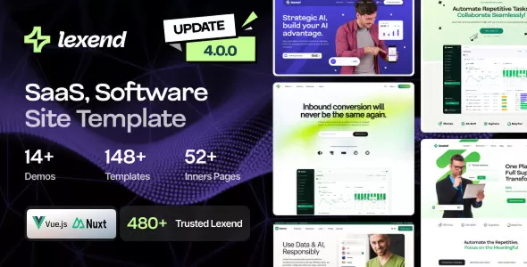 Lexend - Software, SaaS & Startup HTML5 Template