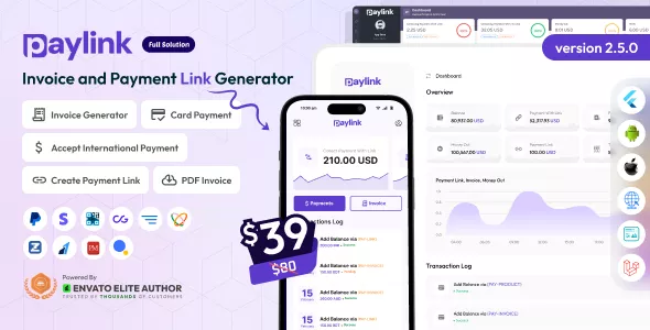 PayLink - Invoice and Payment Link Generator Full Solution