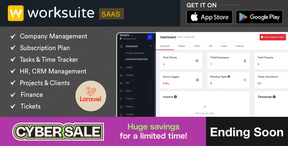 Worksuite SaaS - Project Management System