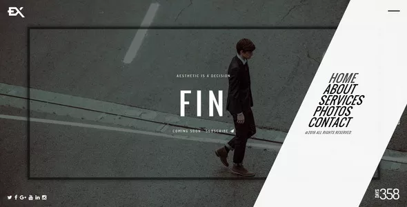 Fin - Responsive Under Construction Template