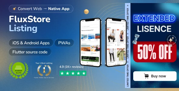 FluxStore Listing - The Best Directory WooCommerce App by Flutter