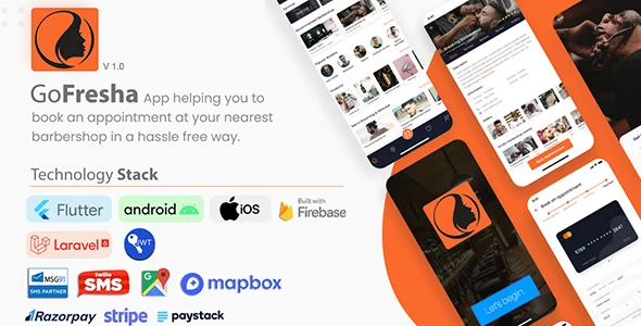 GoFresha - Salon, Spa, Massage Appointment Flutter App with Admin Panel