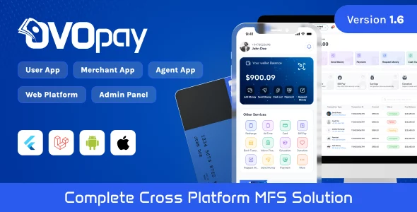 OvoPay - Complete Cross Platform MFS Solution