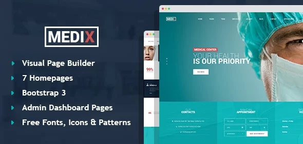 Medix - Medical Clinic WordPress Theme