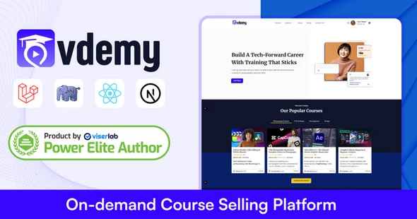 Vdemy - On demand Course Selling Platform - LMS