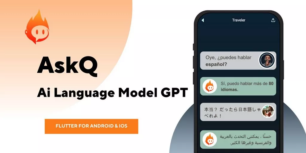 AskQ - Ai Language Model GPT - Flutter