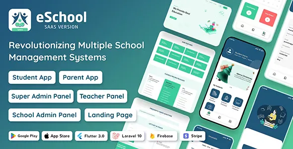 eSchool SaaS v1.1.1 - School Management System with Student