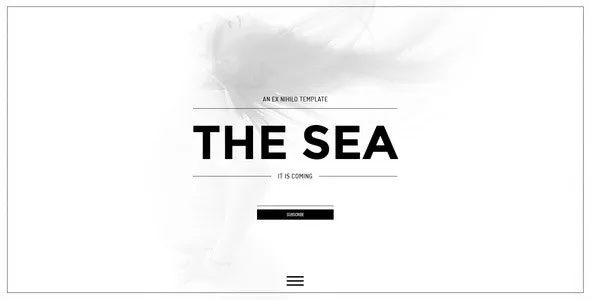The Sea v1.2 - Responsive Coming Soon Page