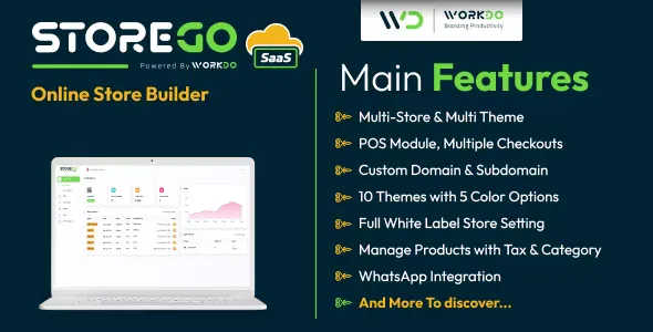 StoreGo SaaS v4.8 - Online Store Builder