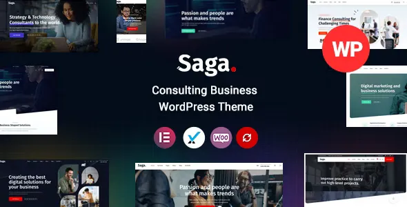 Saga v2.3 - Business Consulting WordPress Theme