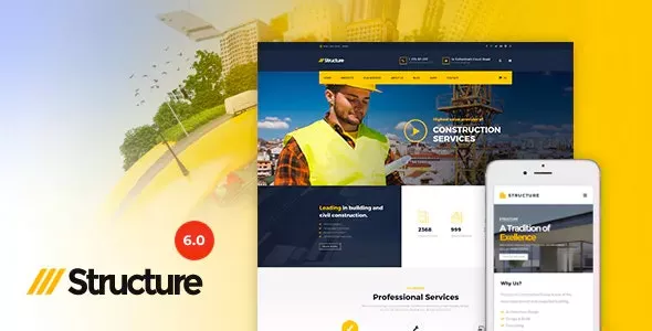 Structure v7.1.6 - Construction Industrial Factory WordPress Theme