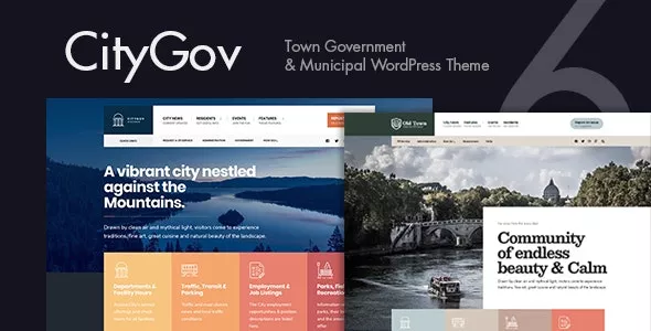 CityGov v6.2 - City Government & Municipal WordPress Theme