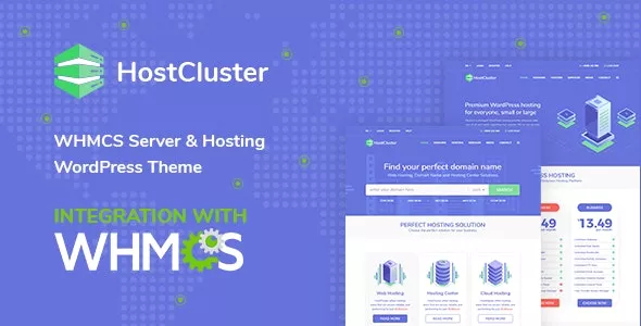 HostCluster v2.3 - WHMCS Hosting WordPress Theme
