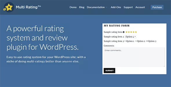 Multi Rating Pro v6.0.7 - Powerful Rating System & Review WordPress Plugin