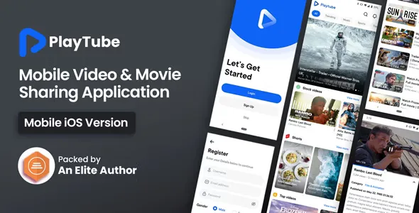 PlayTube IOS v1.8 - Sharing Video Script Mobile IOS Native Application
