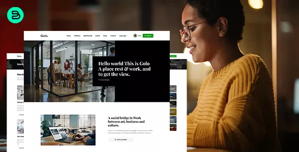 Golo - Office Rental and Coworking Space Script Theme