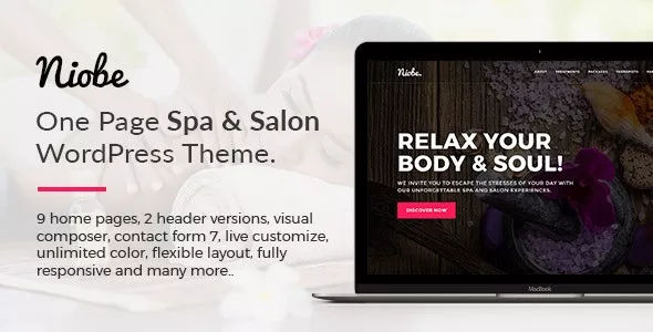 Niobe v1.2.2 - Spa & Salon WordPress Theme