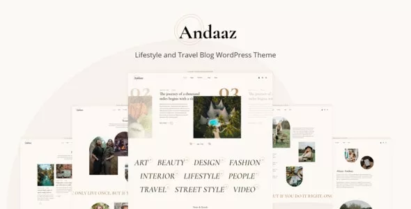 Andaaz v1.0.1 - Lifestyle and Travel Blog WordPress Theme