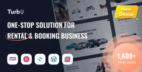 Turbo v11.0.1 - WooCommerce Rental & Booking Theme