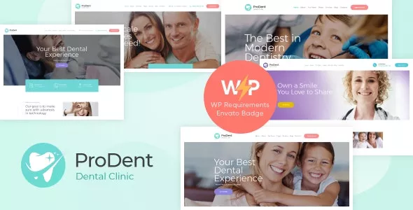 ProDent v1.5.9 - Dental Clinic & Healthcare Doctor WordPress Theme + Elementor + RTL