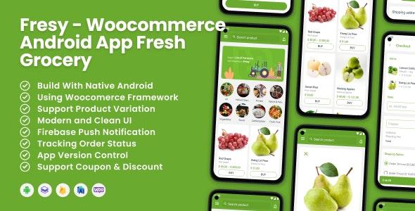 Fresy v2.0 - Woocommerce Android App Fresh Grocery
