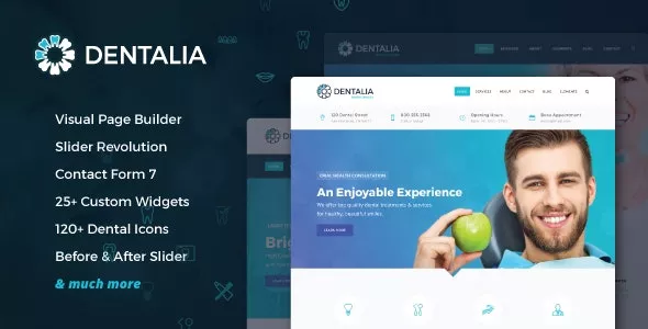 Dentalia v2.1 - Dentist & Medical WordPress Theme