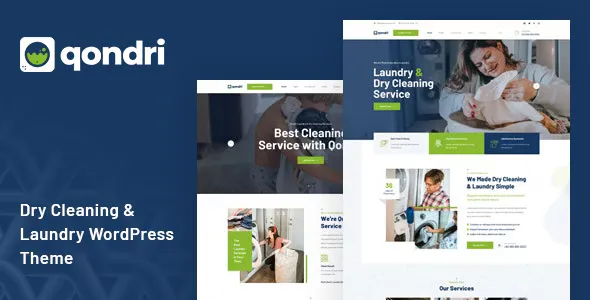 Qondri v1.2.4 - Dry Cleaning & Laundry Services Wordpress Theme